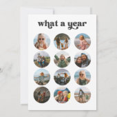 Retro Multi Foto Kerst Kaart (Achterkant)