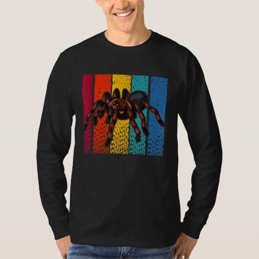 Retro Multi-Legged Horror Hamster Tarantula Graphi T-shirt (Voorkant)