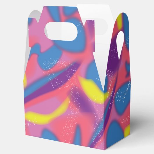 Retro Multicolor 90's Bedankdoosjes (Geopend)