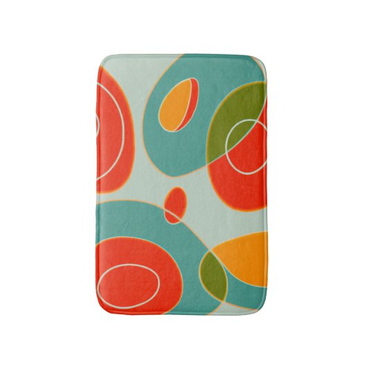 Retro Multicolor Badmat (Voorkant Verticaal)