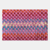 Retro Multicolor Potholder-ontwerp Inpakpapier Vel (Voorkant 3)