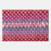 Retro Multicolor Potholder-ontwerp Inpakpapier Vel (Voorkant)