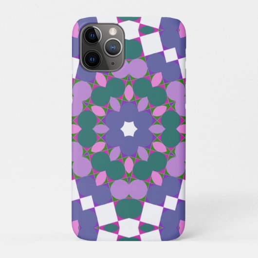 Retro multikleur patroon Case-Mate iPhone case (Achterkant)