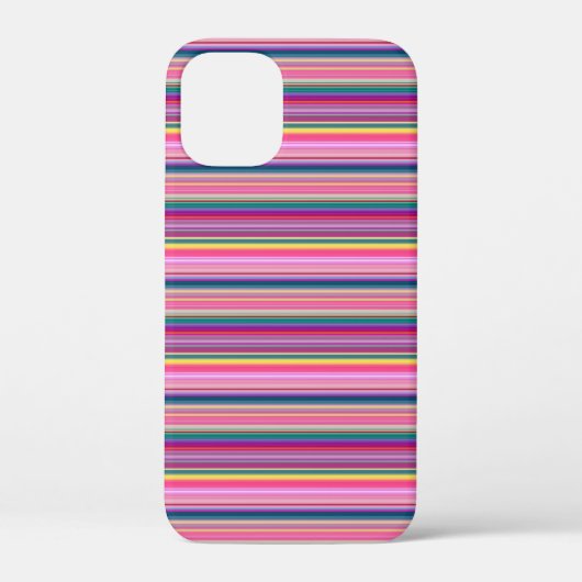 Retro multikleur strepen Case-Mate iPhone case (Achterkant)