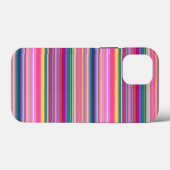 Retro multikleurige strepen Case-Mate iPhone case (Achterkant (horizontaal))