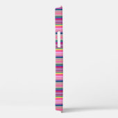 Retro multikleurige strepen Case-Mate iPhone case (Achterkant / Rechts)