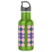 Retro multikleurpatroon waterfles (Achterkant)