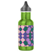 Retro multikleurpatroon waterfles (Links)