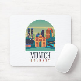 Retro München Beieren Duitsland Muismat