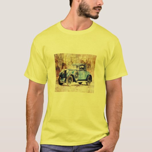 Retro muscle car grafisch ontwerp T-shirt, T-shirt (Voorkant)