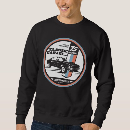 Retro Muscle Car Revival T-shirt (Voorkant)