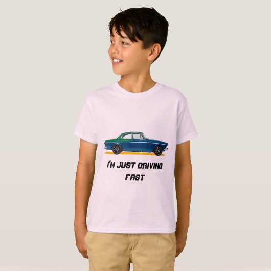 Retro Muscle Car T-shirt (Voorkant volledig)