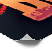 Retro Muscle - gebouwd voor snelheid Poster (Hoek)