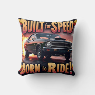 Retro Muscle - Gemaakt voor Speed Graphic T-shirt Kussen