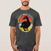 Retro Muscovy Duck Whisperer Funny Farmer Duck T-shirt (Voorkant)