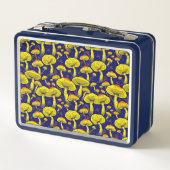 Retro Mushroom Lunch Box - Stijlvol & Uniek (Achterkant)