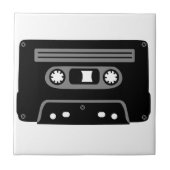 Retro Music Cassette Tegeltje (Voorkant)