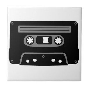 Retro Music Cassette Tegeltje