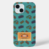 Retro Music Collage Mixtape gepersonaliseerd Case-Mate iPhone Case (Achterkant)