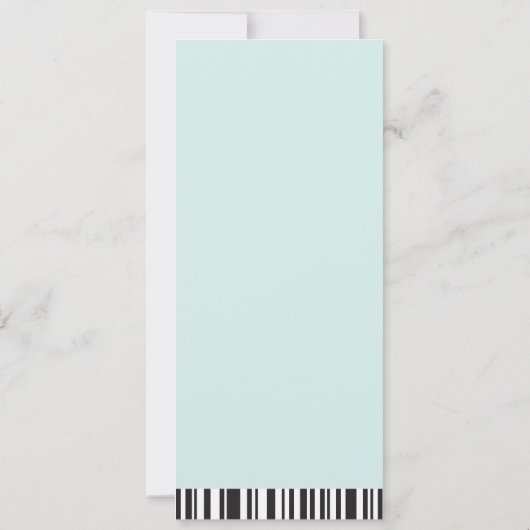 Retro Music Festival Dance Party Ticket Verjaardag (Achterkant)