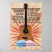 Retro Music Festival Poster (Voorkant)