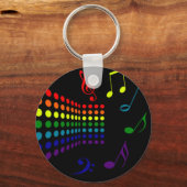 Retro Music II Sleutelhanger (Voorkant)