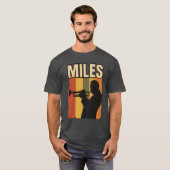 Retro Music Miles T-shirt (Voorkant volledig)
