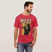 Retro Music Miles T-shirt (Voorkant volledig)