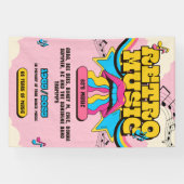 RETRO MUSIC POSTER banner (Horizontaal)