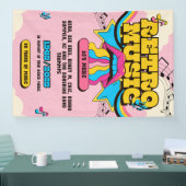 RETRO MUSIC POSTER banner (Beurs)