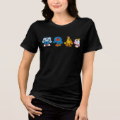 Retro Music Vibes Tri-Blend T-shirt (Voorkant)
