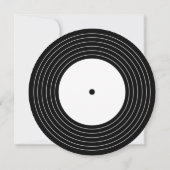 Retro Music Vinyl Record uniek opslagdatum Save The Date (Achterkant)