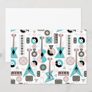 Retro Musical Mayhem Kaart