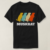 Retro Muskrat T-shirt (Design voorkant)