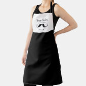 Retro Mustache - Barber Shop Adult Apron Schort (Insitu)