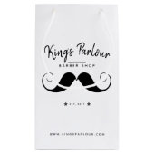 Retro Mustache - Barber Shop Merchandise Klein Cadeauzakje (Achterkant)