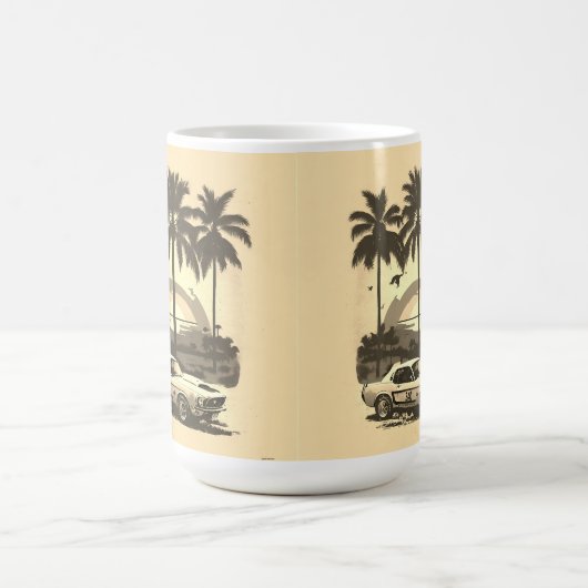 RETRO MUSTANG CAR MOK (Center)