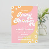 Retro Muted Tones Boho Hippy Vibes Vrijgezellenfee Kaart (Staand voorkant)