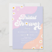 Retro Muted Tones Boho Hippy Vibes Vrijgezellenfee Kaart (Voorkant)