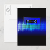 Retro Muziek Briefkaart (Voorkant / Achterkant)