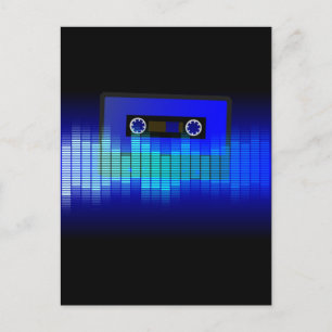 Retro Muziek Briefkaart
