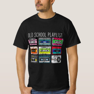Retro Muziek Cassettebandjes Mixtape 80s en T-shirt