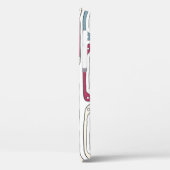 Retro muziek cassettes: Rock achtergrond patroon Case-Mate iPhone Case (Achterkant / Links)