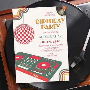 Retro muziek kaart