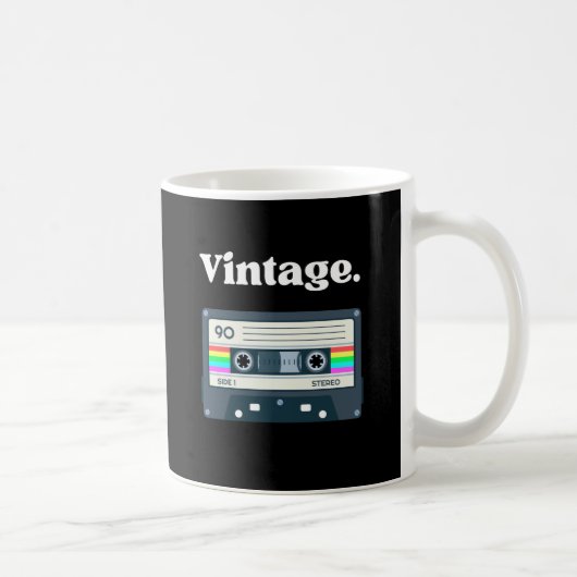 Retro muziek koffiemok (Rechts)