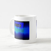 Retro Muziek Koffiemok (Voorkant links)