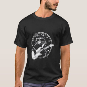 Retro muziek liefhebber elektrische gitaar grappig t-shirt