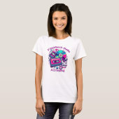 Retro Muziek Liefhebber T-shirt (Voorkant volledig)
