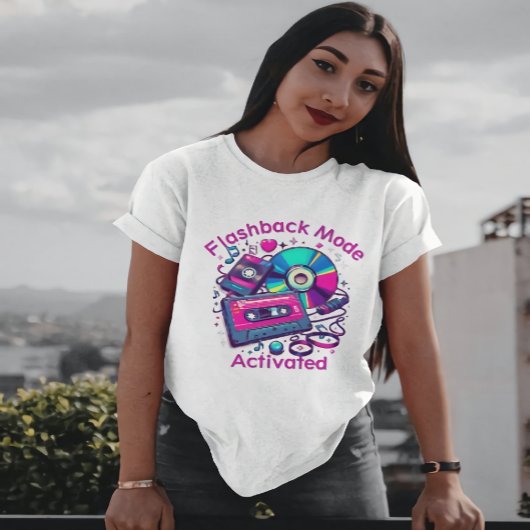 Retro Muziek Liefhebber T-shirt