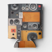 Retro Muziek Luidspreker Muurontwerp Blikjeskoeler (Voorkant)
